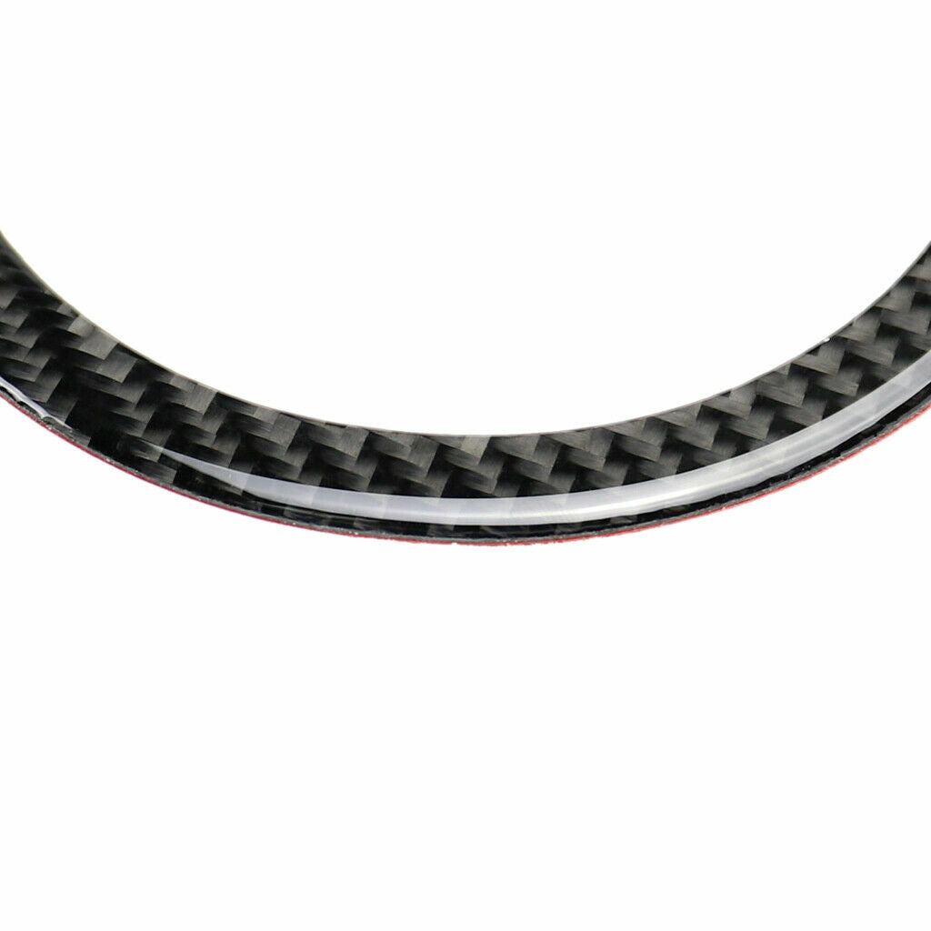 Carbon fiber inner steering wheel trim suitable for Mini Cooper R55 R56 2007-13 Q