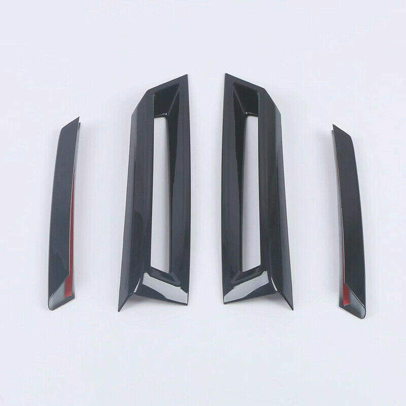ABS Glossy Black Front Bumper Fog Lamp Trim Cover for Honda CRV CR-V 2020-2022