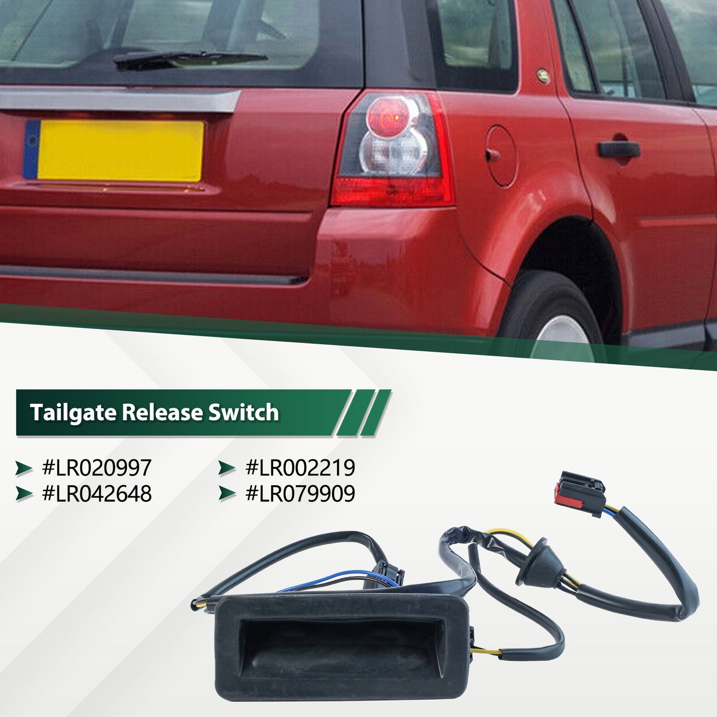 Boot Tailgate Release Switch Fits for Land Rover Freelander 2 2006-2015 LR020997 Q