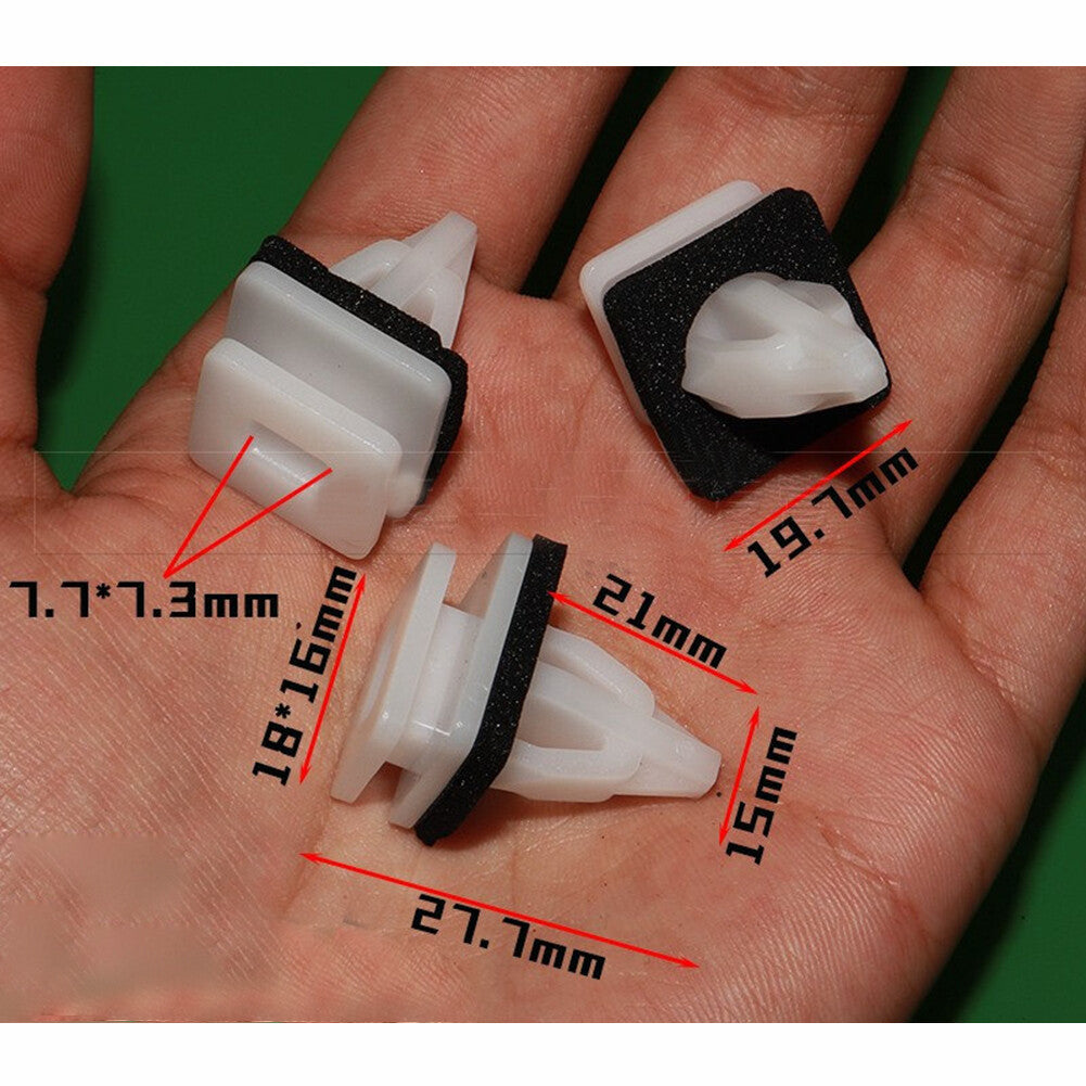 10 Car Door Outer Protect Strip Moulding Retainer Clips for Honda