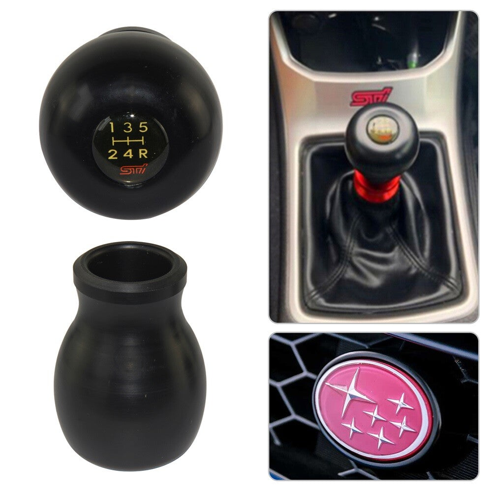 Shift Knob Legacy GDA GDB GC8 Black for Subaru WRX Impreza STI 5MT Gear Knob