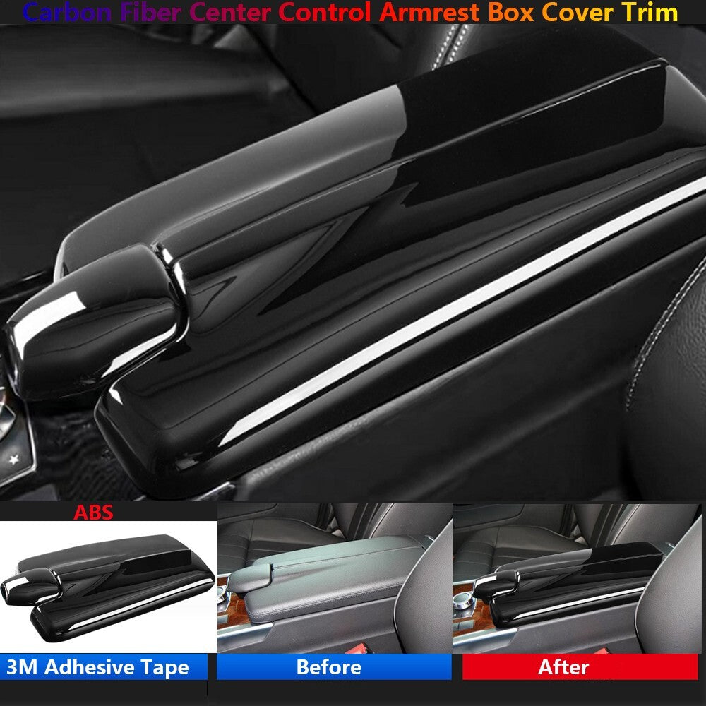 Black for Mercedes-Benz CLS C218 W212 Car Center Console Armrest Box Cover Trims