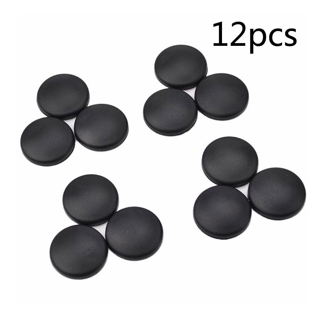 12x Universal Car Interior Accessories Door Lock Screw Protector Cover Cap Trim