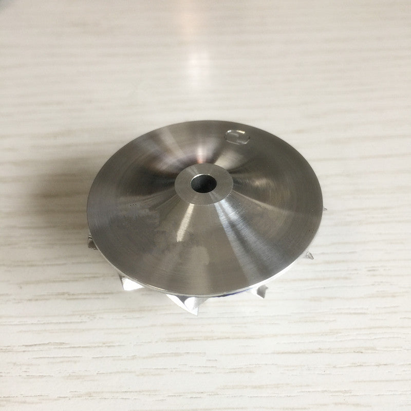 GT1238 26.87/38.00 mm 434976-0005R 6+6 Blade Turbine Blank Compressor Wheel