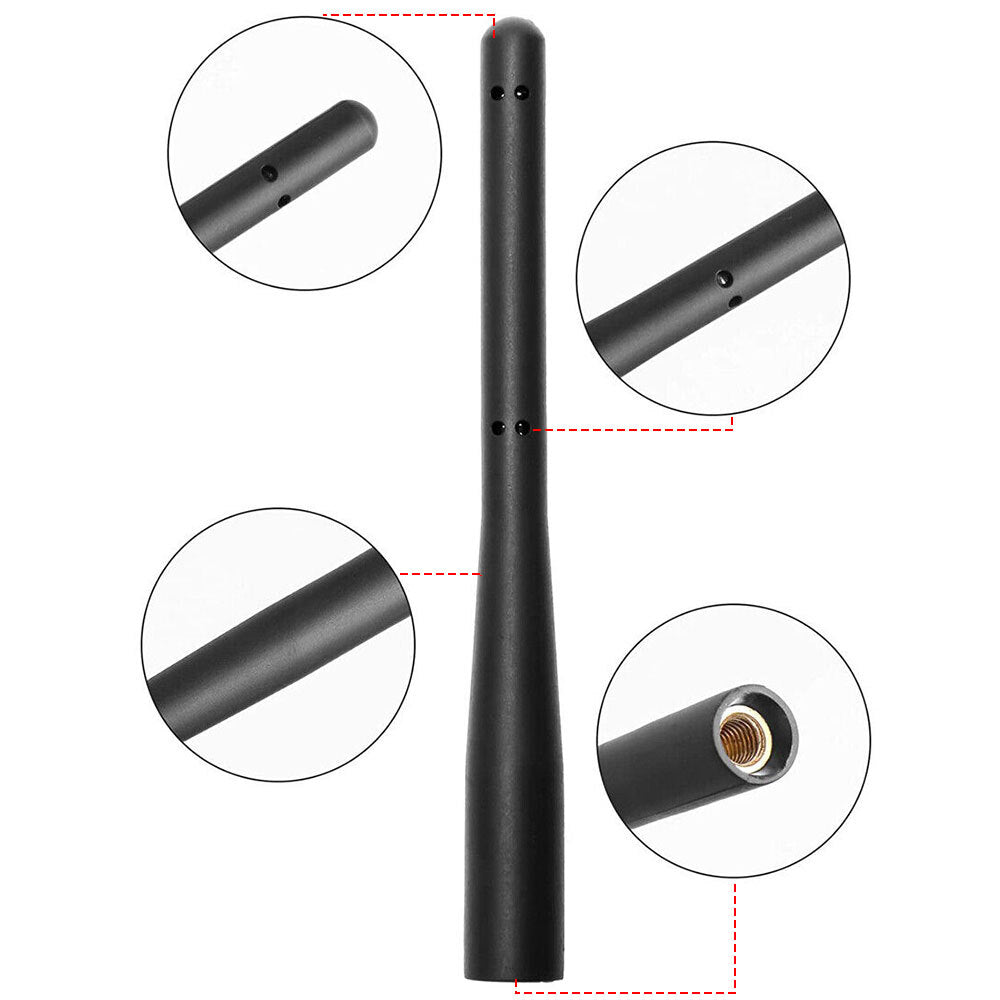 1 piece for Harley Davidson Road Street Electra Tour Glide 5-inch short antenna mast - n