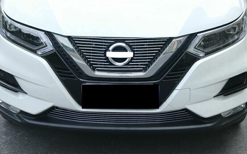 for Nissan Rogue Sport 20-22 Silver Front Lower Mesh Grille Grill Cover Trim 1P
