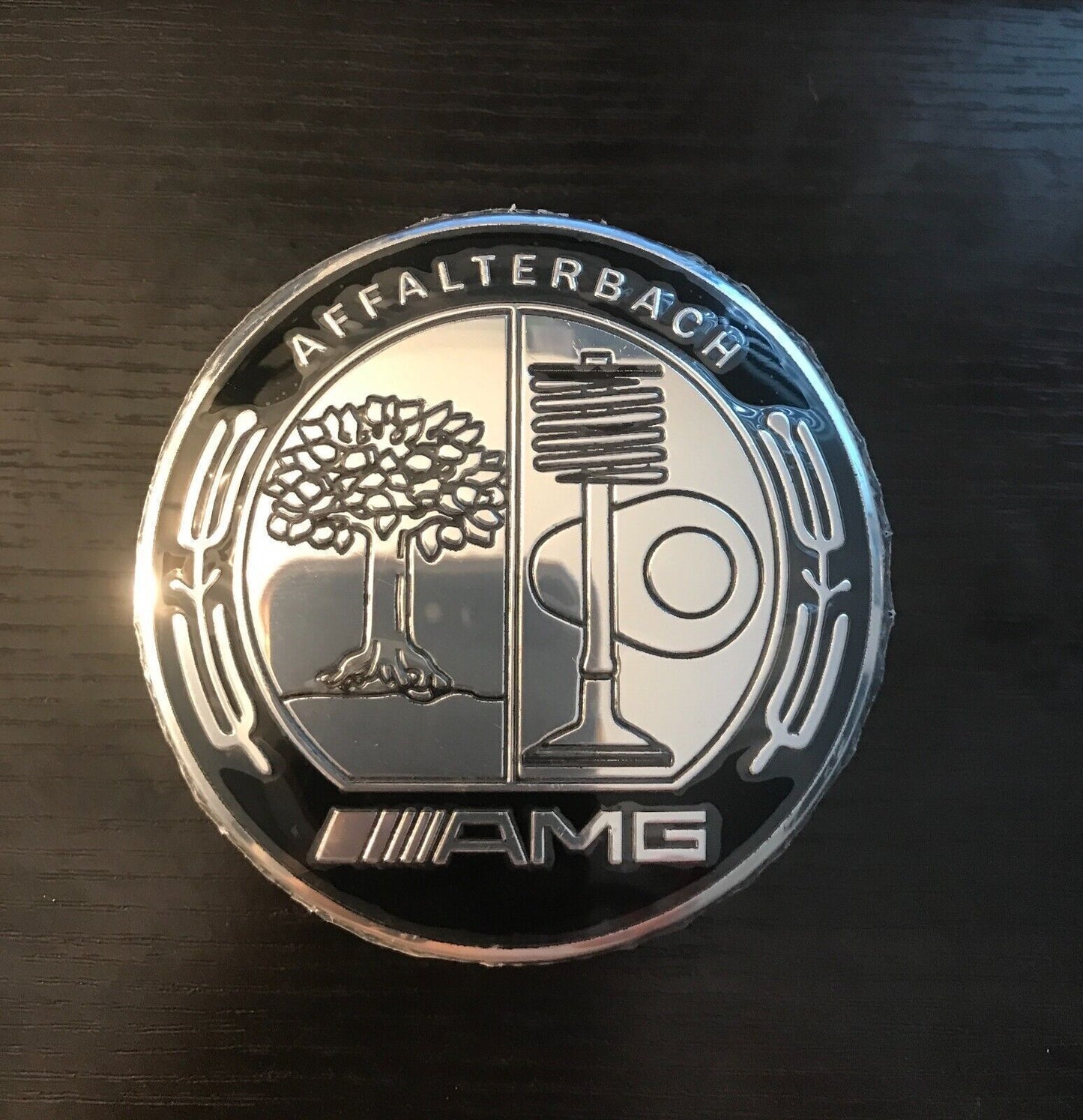 4pcs Wheel Center Caps Amg Affalterbach 75mm Wreath Rim OEO HQUALI
