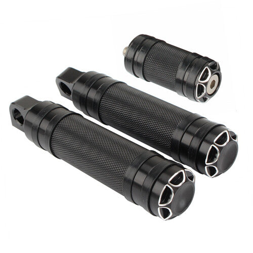 CNC Hand Grips Shifter Peg Foot Pegs Footrests for Harley Touring Dyna Sportster