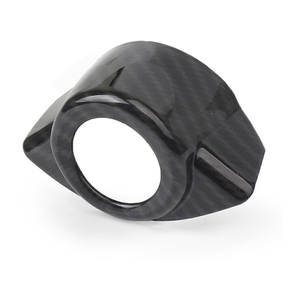 Engine Ignition Button Cover Trim Carbon Fiber for Alfa Romeo Giulia 2017 2018