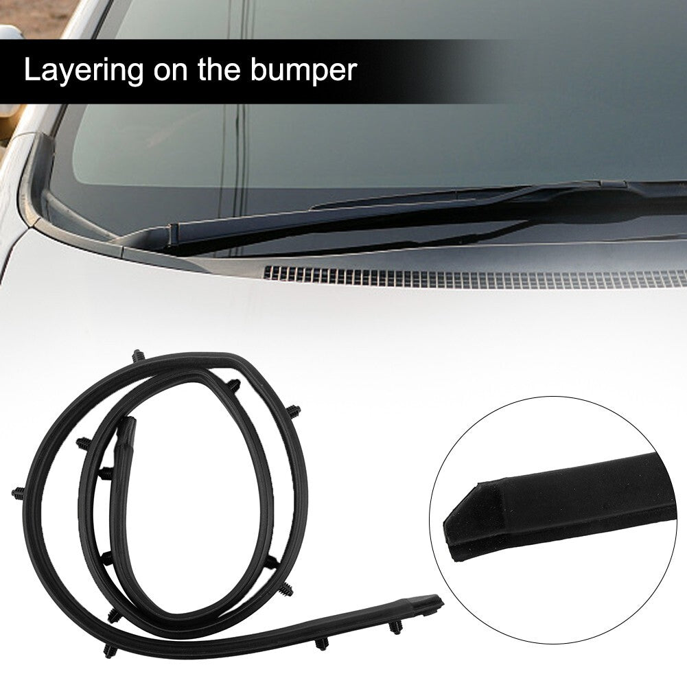 Front Bumper Seal Strip Hood Molding Trim Edge Protector Fit for KIA 86357-2T000