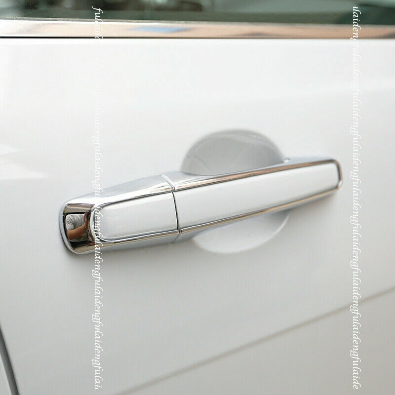8P ABS silver Chrome Car Side Door Handle Cover Trim for Jaguar F-PACE 2016-2020