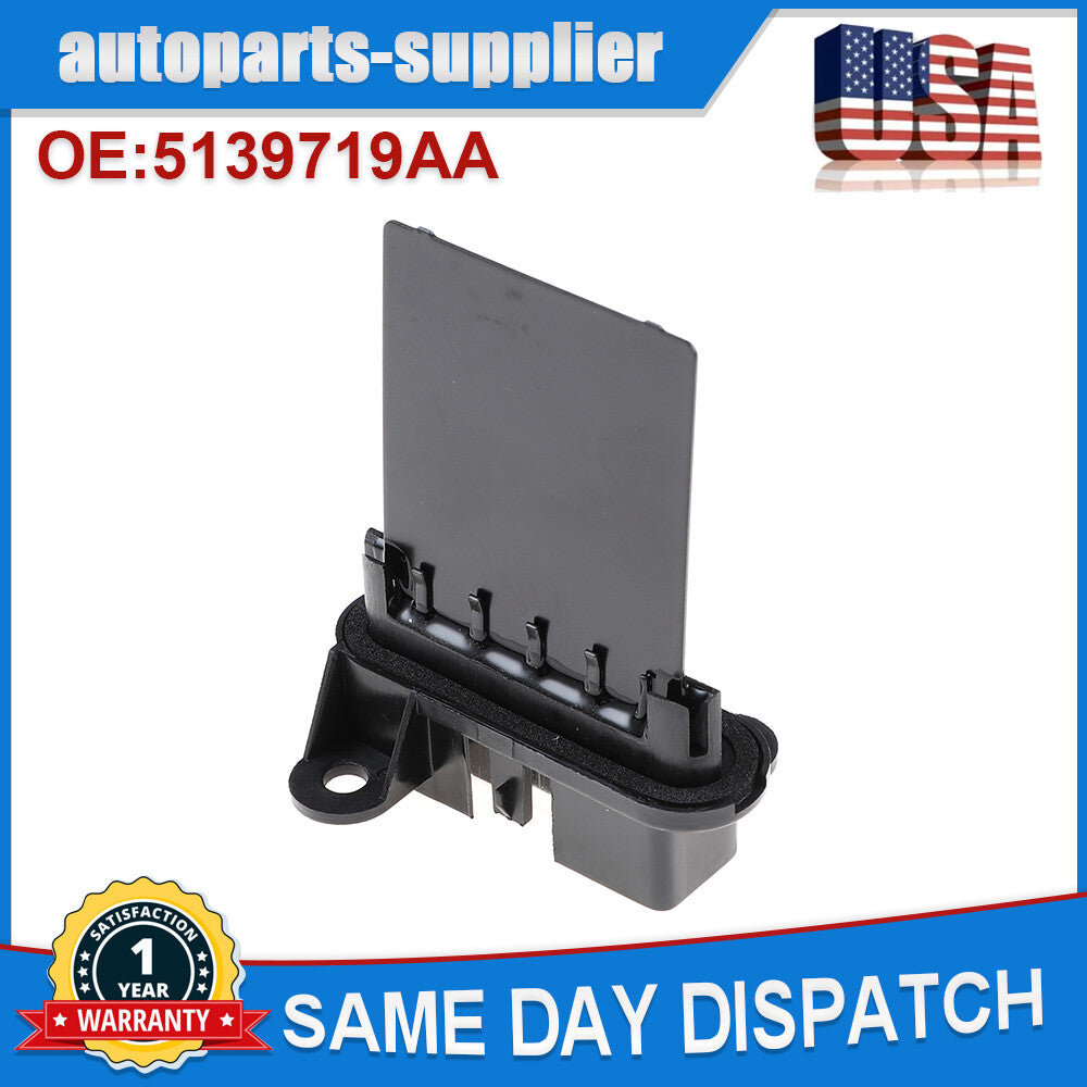 Heater blower motor resistor 5139719AA, suitable for 2002-2007 for Jeep Freedom for Wrangler TJ