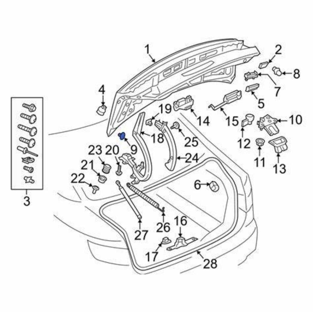 8W5827589 Overslam Bumper for Audi for A4 B9 Q