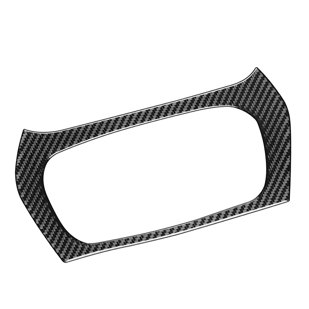 Carbon Multimedia Air Conditioning Panel Cover Trim for Jeep Cherokee 2014-2023
