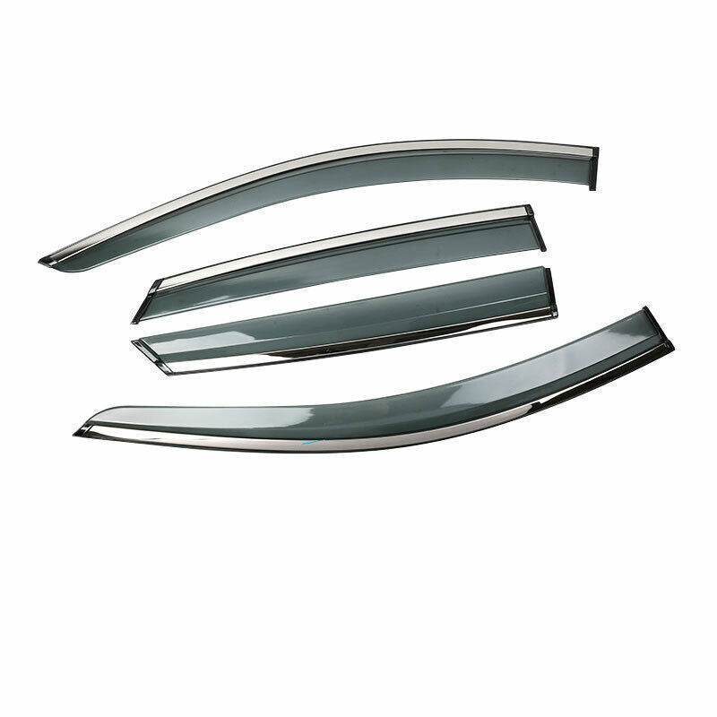 Fit For 17-2024 for Cadillac XT5 BlackChrome Window Visor Shades Sun Rain Guard 4P