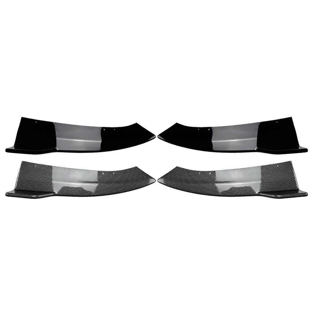 Rear Bumper Side Corner Spoiler Splitter Lip Diffuser Cover for Mercedes-Benz C