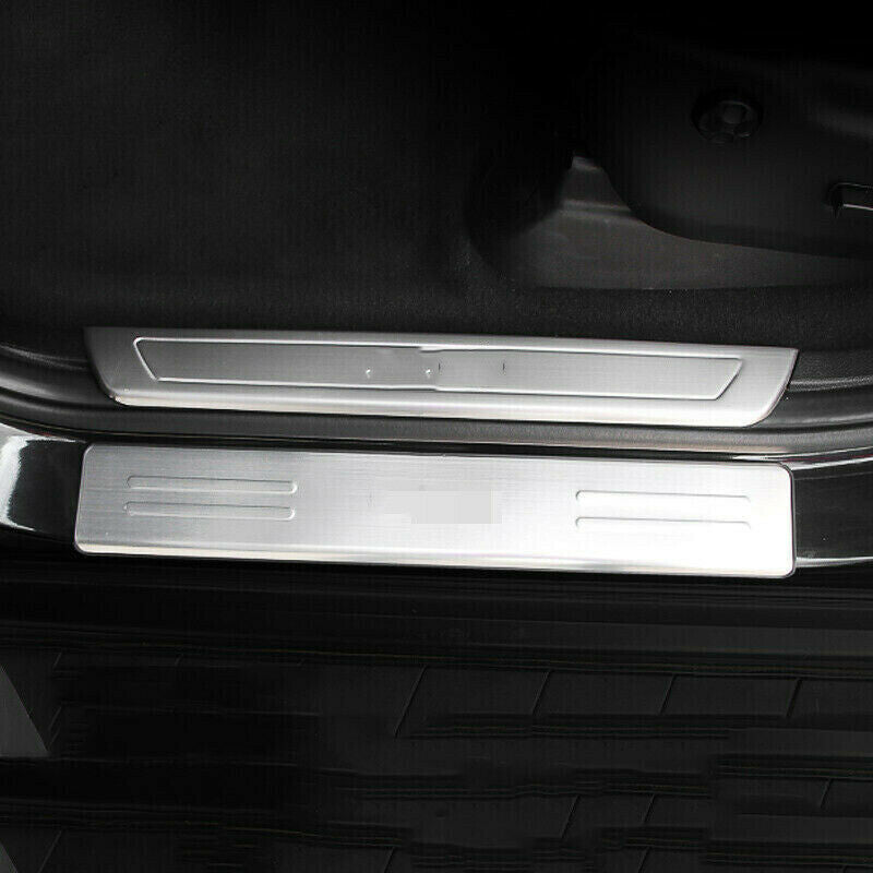 for Jeep Grand Cherokee 2014-2020 Silver Side Door Sill Plate Scuff Guard Trim