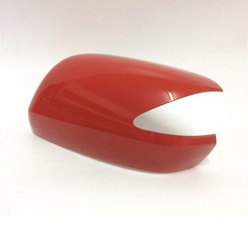 Red Left Rearview Door Mirror Cover Shell Cap Fit for Honda Jazz Fit 2009-2014