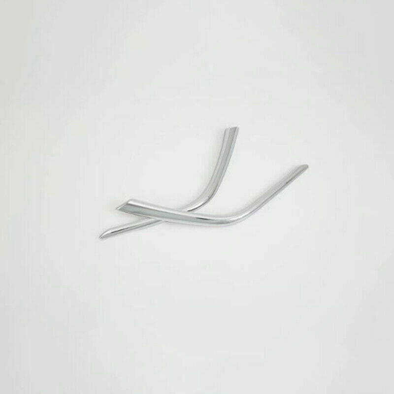 Chrome Front Fog Lamp Light Eyebrow Cover Trim for Mitsubishi Outlander 2019-21