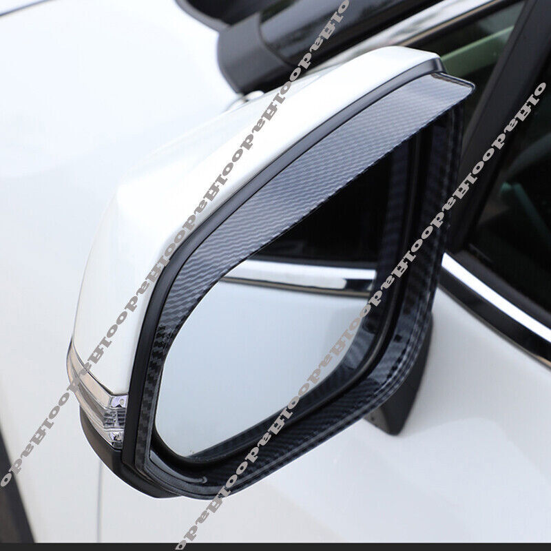 for Toyota Highlander 2020-22 Carbon Fiber Rearview Side Mirror Rain Visor Cover