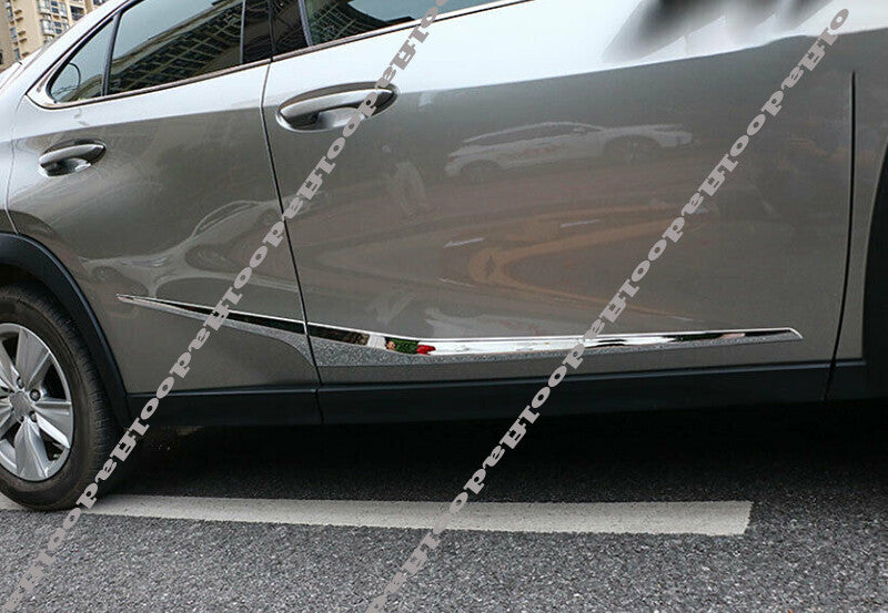 for Lexus UX 200 260h 250h 2019-22 ABS Chrome Body Side Molding Line Cover Decor