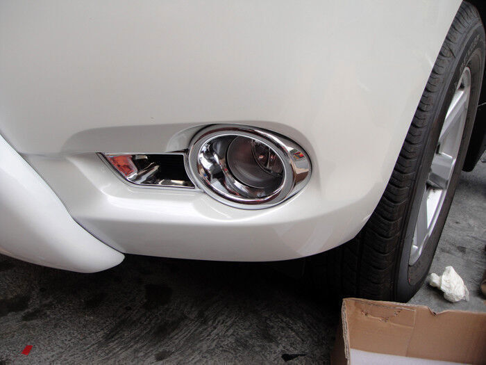 for Toyota Highlander 08-2010 Chrome Front Bumper Fog Light Lamp Cover Repair 2X