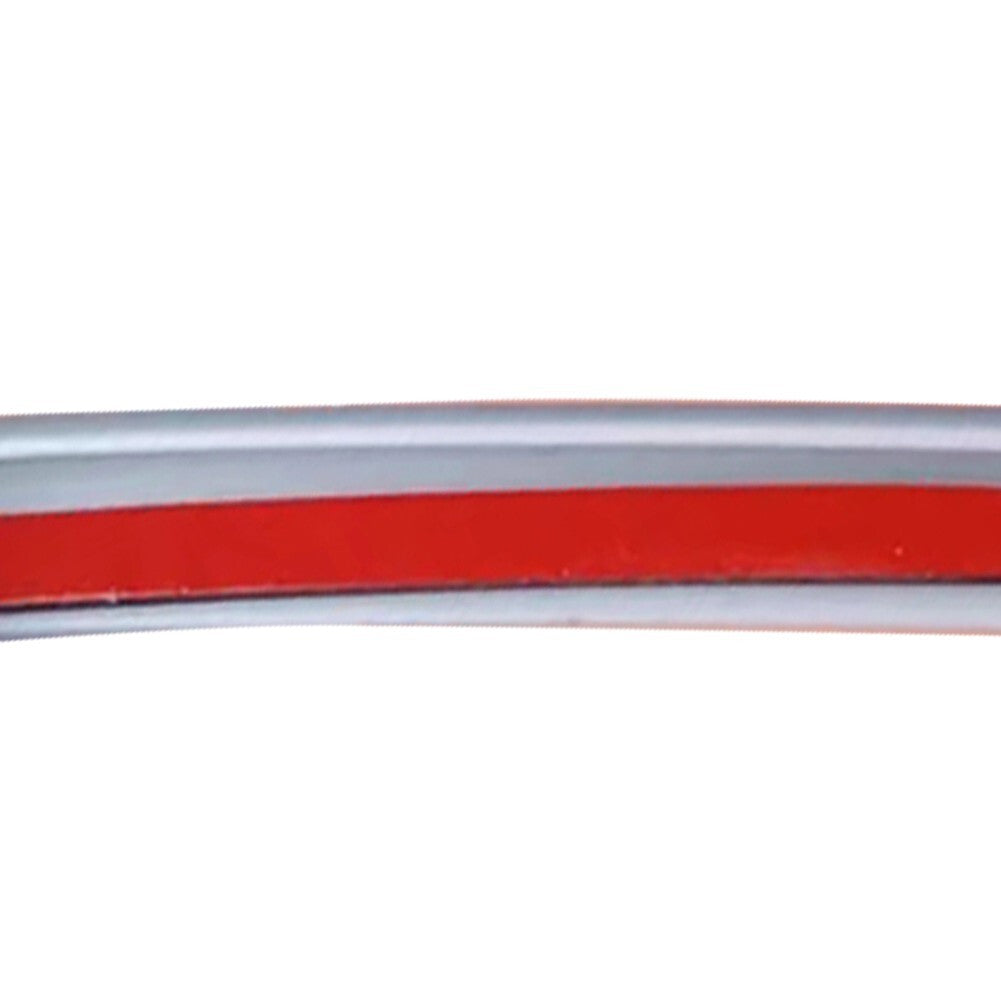 1-pack 2-meter T-shaped rubber sealing strip suitable for car edge trim, bumper lip skirt, 57 mm