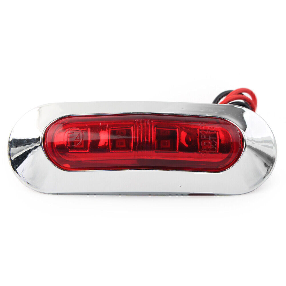 1x LED Side Clearance Marker Light For Car Truck Trailer Pickup 12V 24V Red