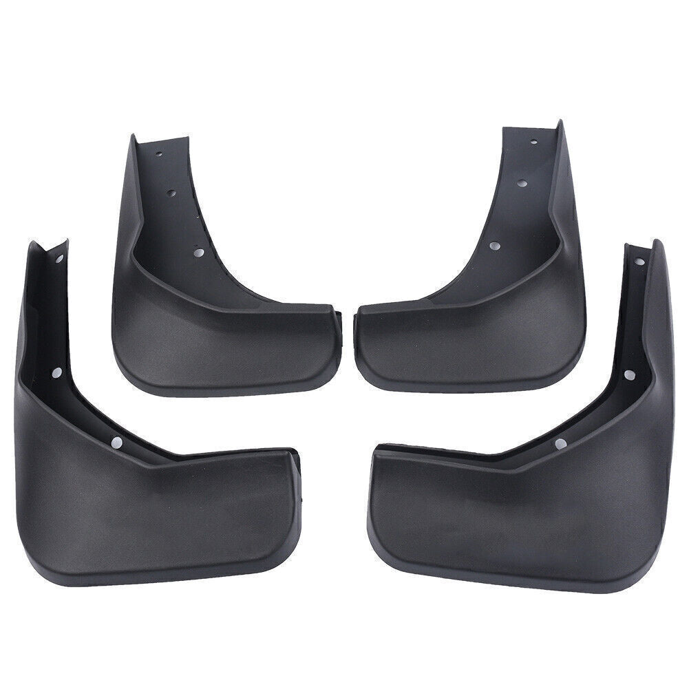 Splash Guards Mud Flaps Full Set Front Rear Fit for Ford Kuga II 2013-2019 Black