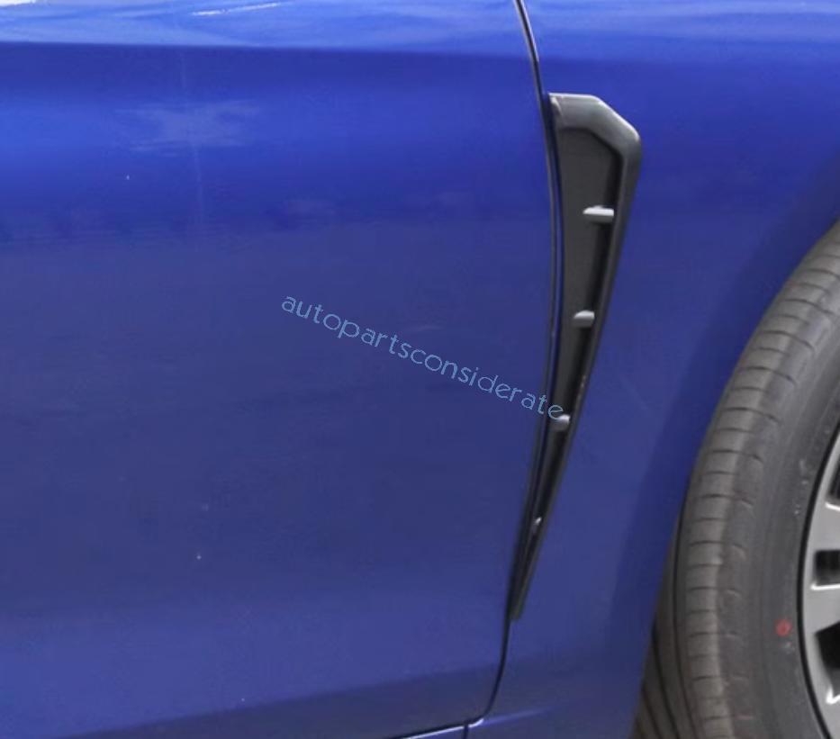 for Toyota for Corolla 20-2024 Gloss Black Body Side Fender Air Wing Vent Cover Trim