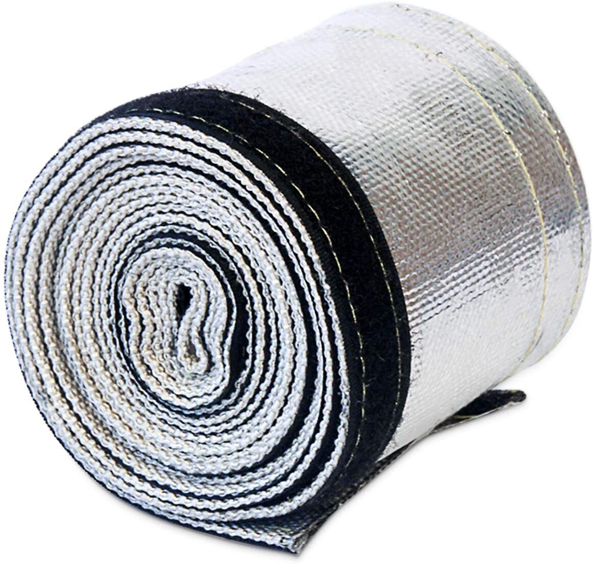 Heat shield sleeve aluminum alloy sleeve protective barrier hook 5/8 ID