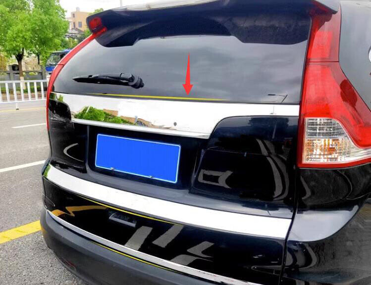 for Honda CRV CR-V 2012-16 Chrome Steel Rear Door Trunk Lid Tailgate Cover Trim