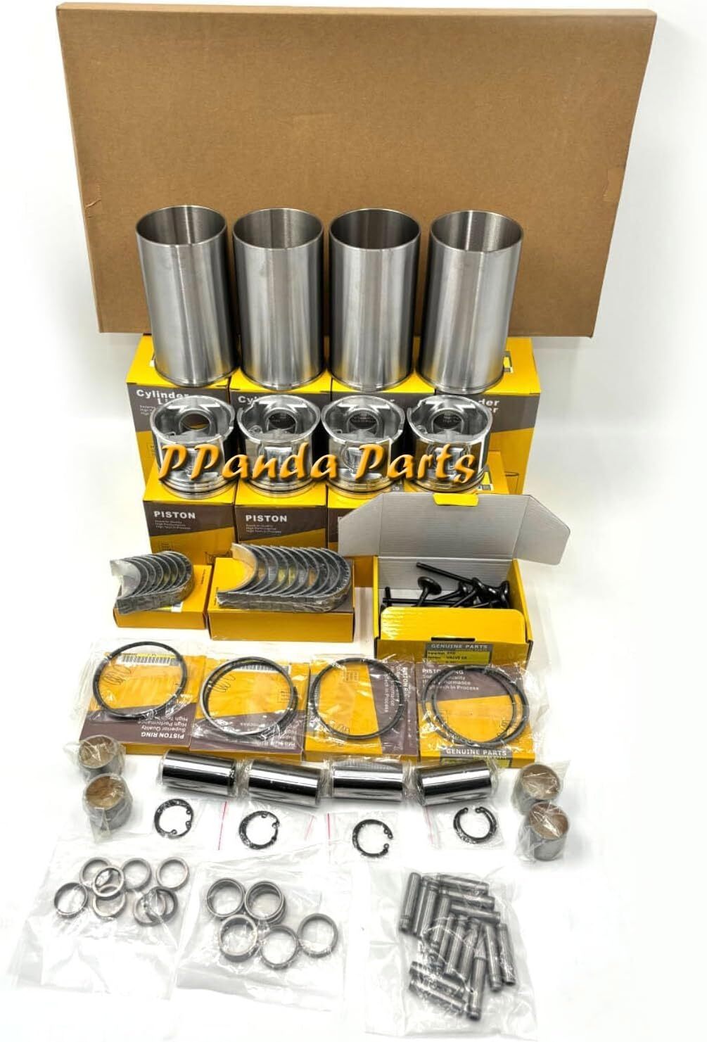 6-Piece Piston and Ring Kit Mast 84mm for E82 E90 E60 135i 335i 535i 740i N54B30 17432 B