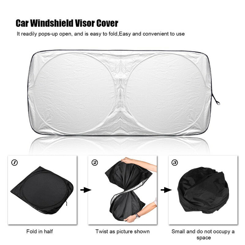 Car Sunshade Sun Visor Shade Protection Window Film Cover Protect Reflector 1.5M