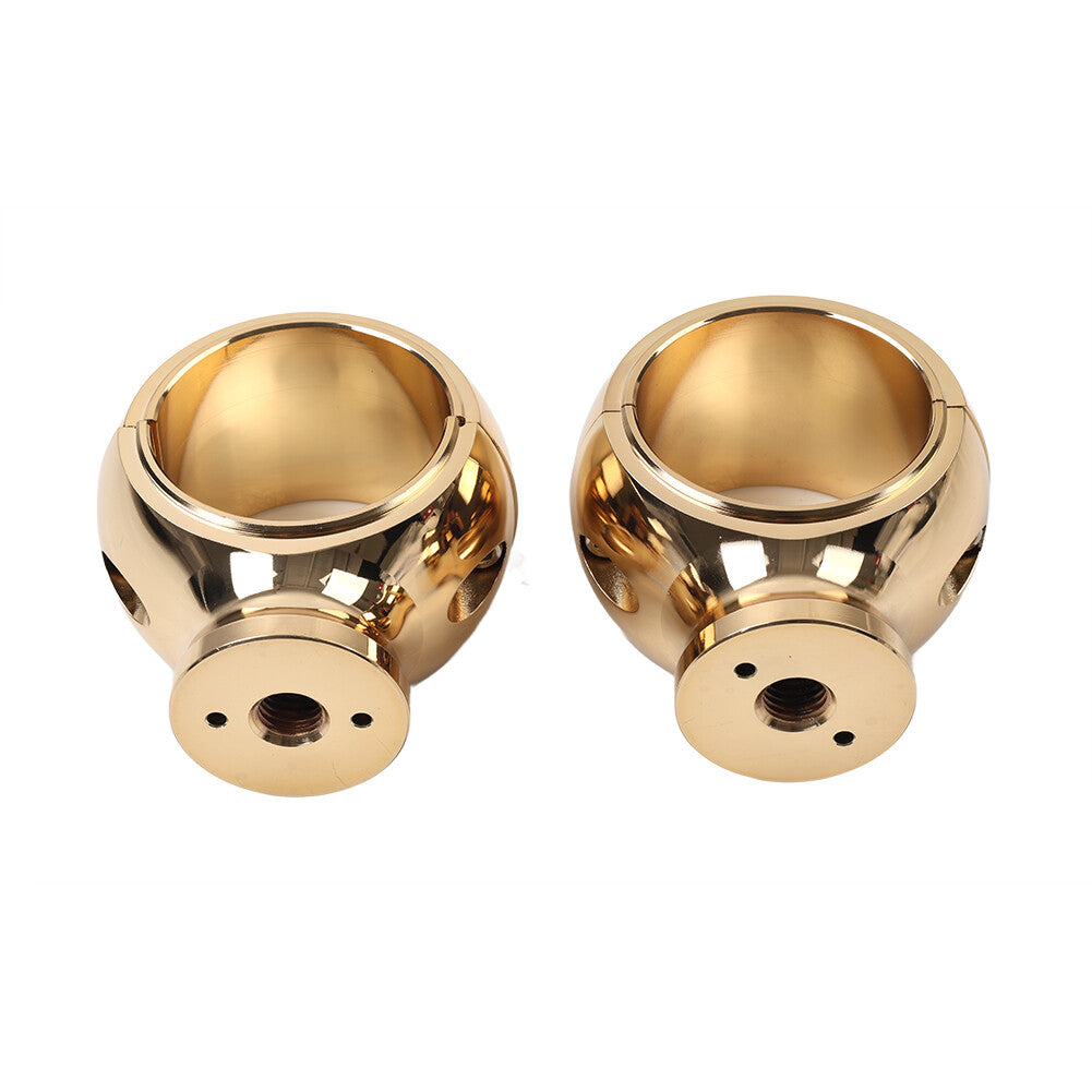 2 Rise Handlebar Riser Clamp Mount Gold for Harley Sportster Softail Q