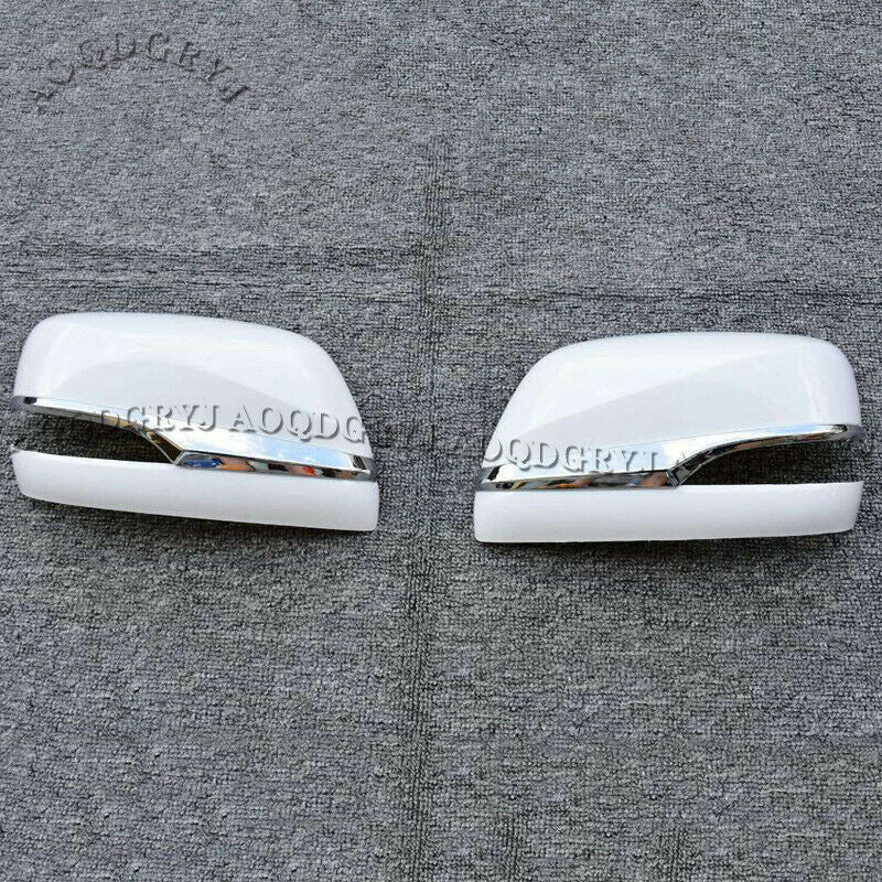 Pearl White Rearview Mirror Cover Assy for LEXUS LX570 2016-2021 W/Turn Signal