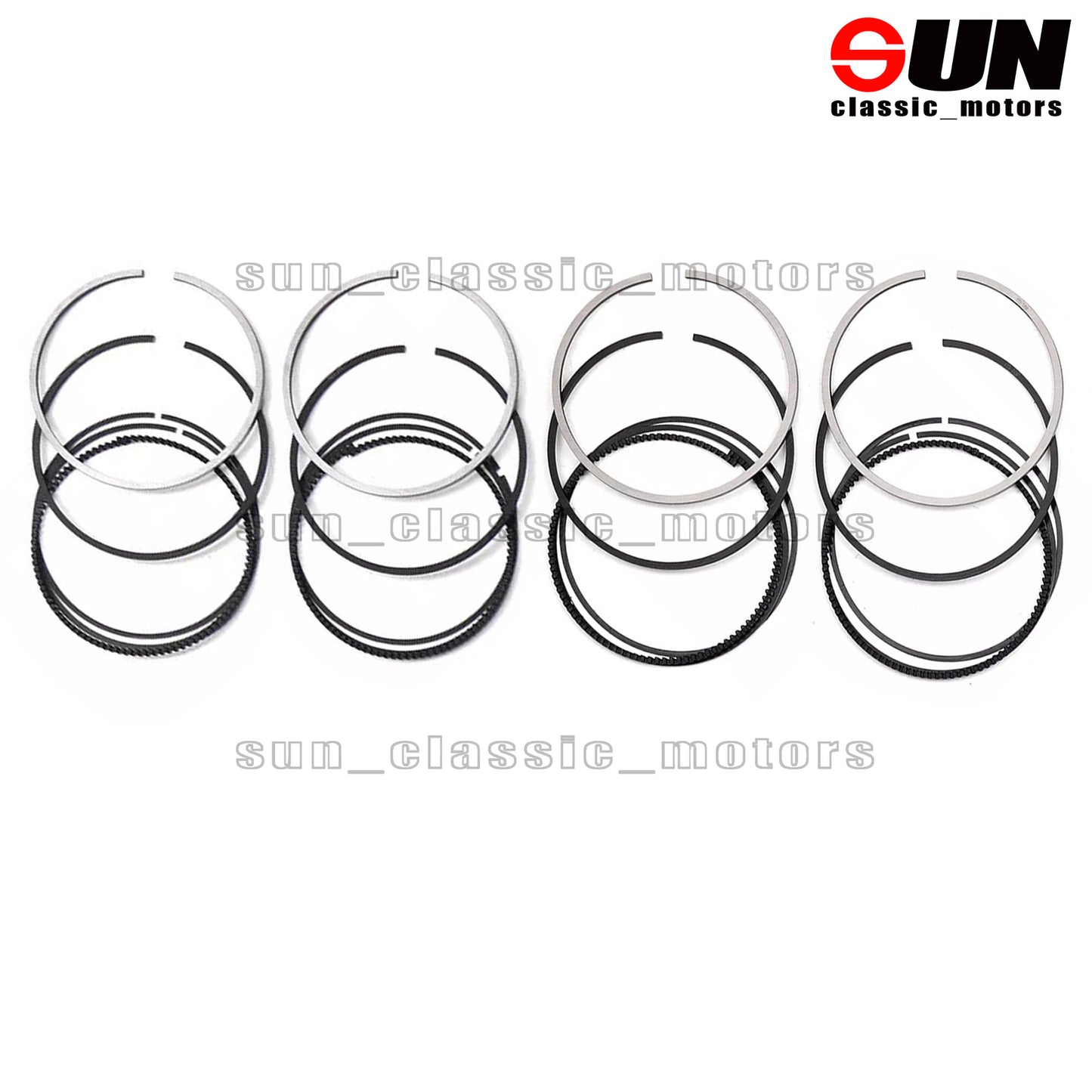 STD 4x Piston Rings Set For 2.0T W213 C253 W205 R172 M274