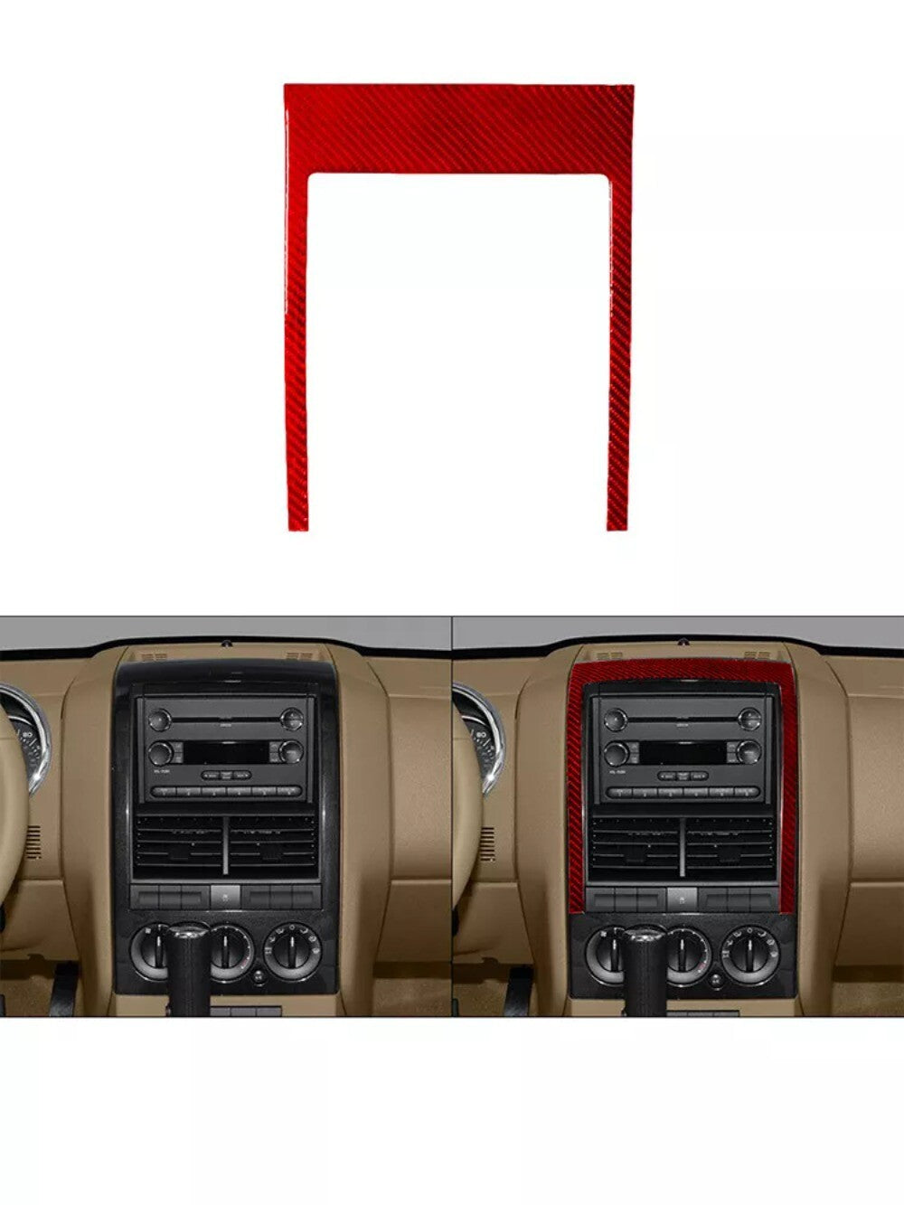 Radio Frame Trim Cover Panel For EXPLORER /SPORTTRAC for MERCURY 2008-2010 Hot n
