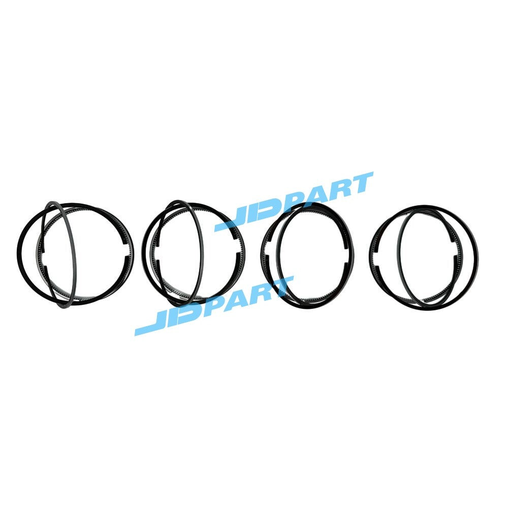 4-piece 4M40 piston ring kit, STD 95mm, for excavator engine parts.