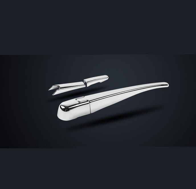4PCS Silver Rear Window Rain Wiper Blade Cover Trim for Nissan Murano 2015-2024