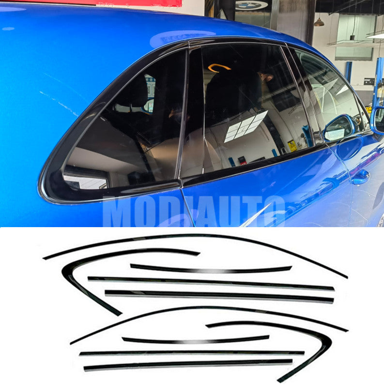 2020-21 22 23 2024 For Macan Black Car Window Glass Strip Cover Trim B n