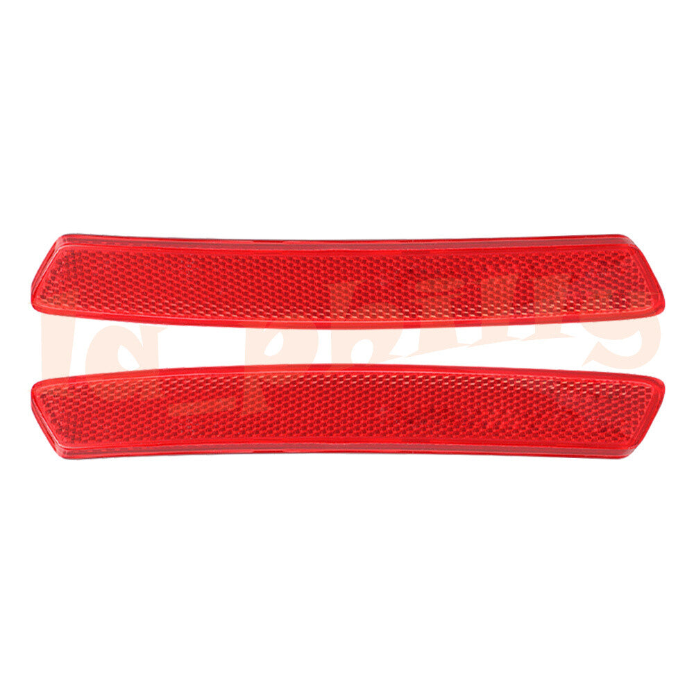 2x Rear Bumper Reflector Right + Left Side Fit for Ghibli Red Q