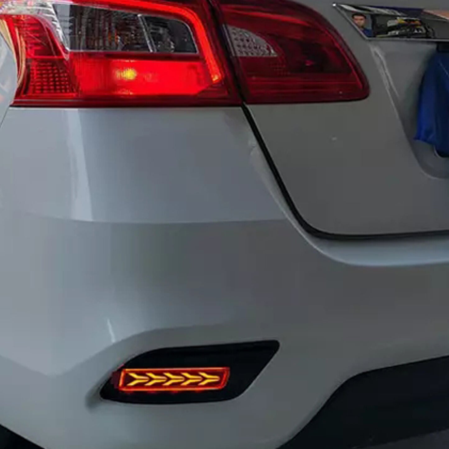 2-pack for Nissan Sentra 2013-2019 LED rear bumper taillights