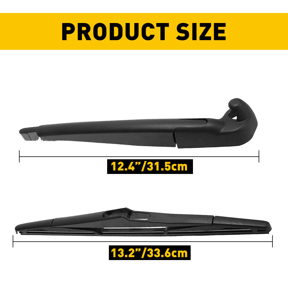 Rear window windshield wiper cover trim for Jeep for Wrangler JK 2007-17 - Accessories Q