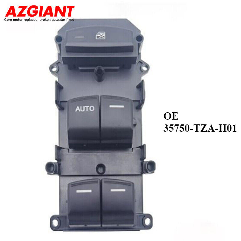 35750-TZA-H01 POWER WINDOW DOOR CONTROL SWITCH DRIVER LEFT for Honda LIFE