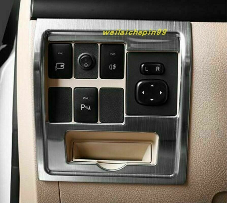 for Toyota for Land Cruiser LC200 2016-2021 Silver interior Dash Trim decoration Kit