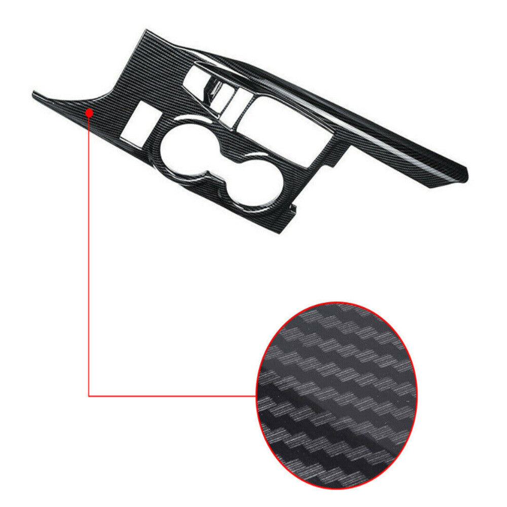 Carbon Fiber Look Inner Gear Shift Box Panel Cover Trim for Toyota for Camry 2018-24