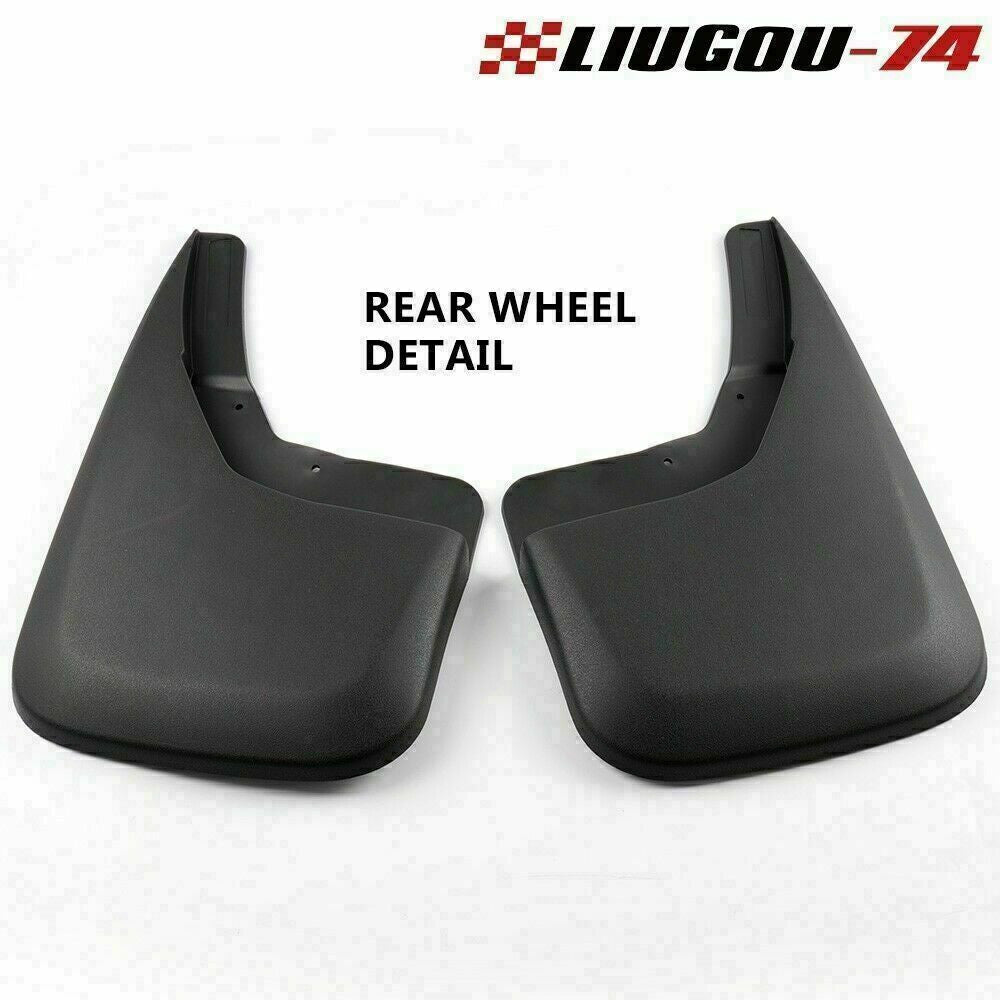 2-Piece Rear Fender Splash Guard Molded Kit for 14-18 for Chevrolet Silverado Q