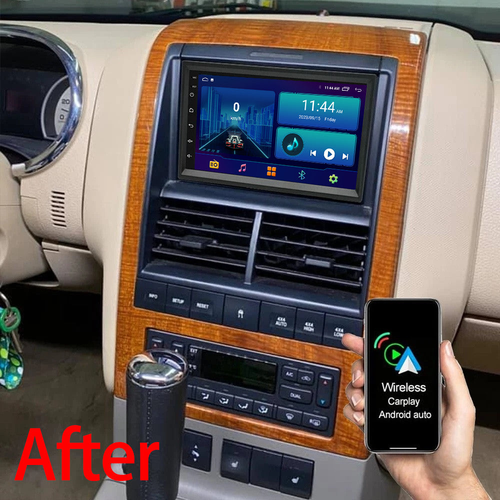 Android Auto Carplay Car Stereo Radio GPS Nav Screen for Ford Explorer 2006-2010