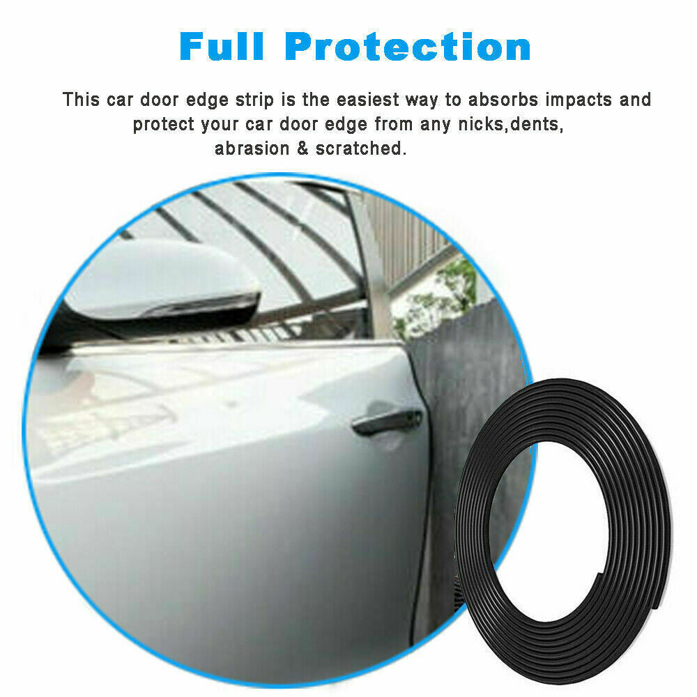 32ft U Shape Rubber Seal Car Door Edge Guard Molding Trim Protectors Strip US